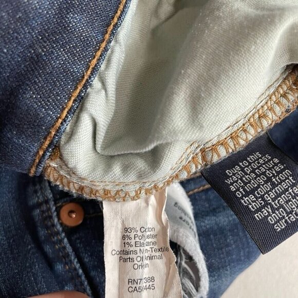 MADEWELL Skinny Skinny Jeans Womens 26 Dark Blue Cotton Blend Stretch - Picture 6 of 8